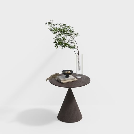 Minimalist Round Table 3D model