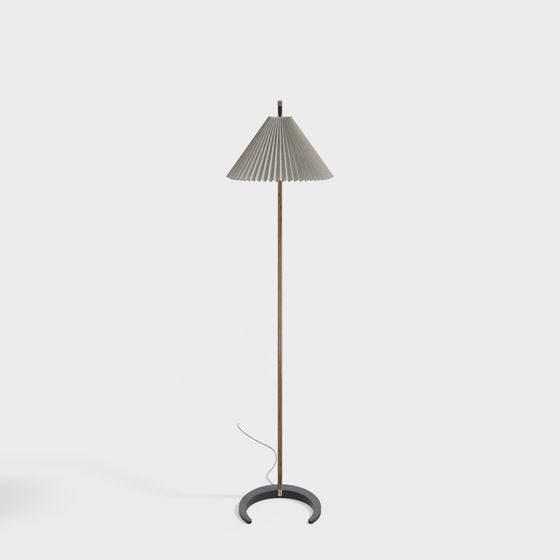 Elegant Origami Lamp 3D model for Modern Interiors
