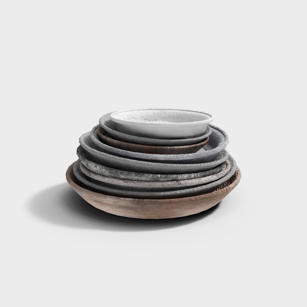 Wabi-sabi-style decorative ornaments