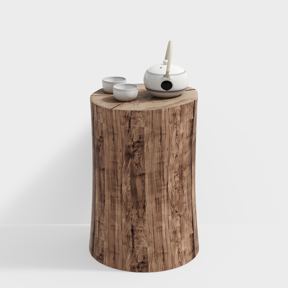 Stunning Wooden Coffee Table 3D model