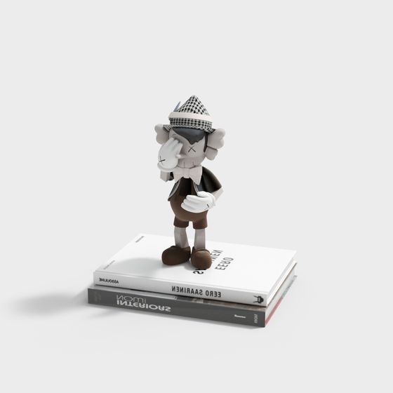 Stylish Fashion Detective 3D Model