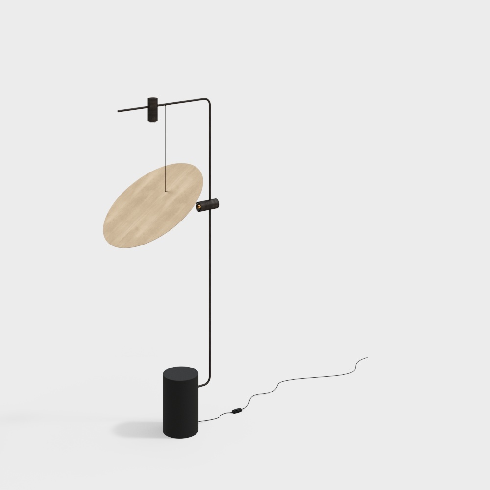 Wabi-sabi wind floor lamp