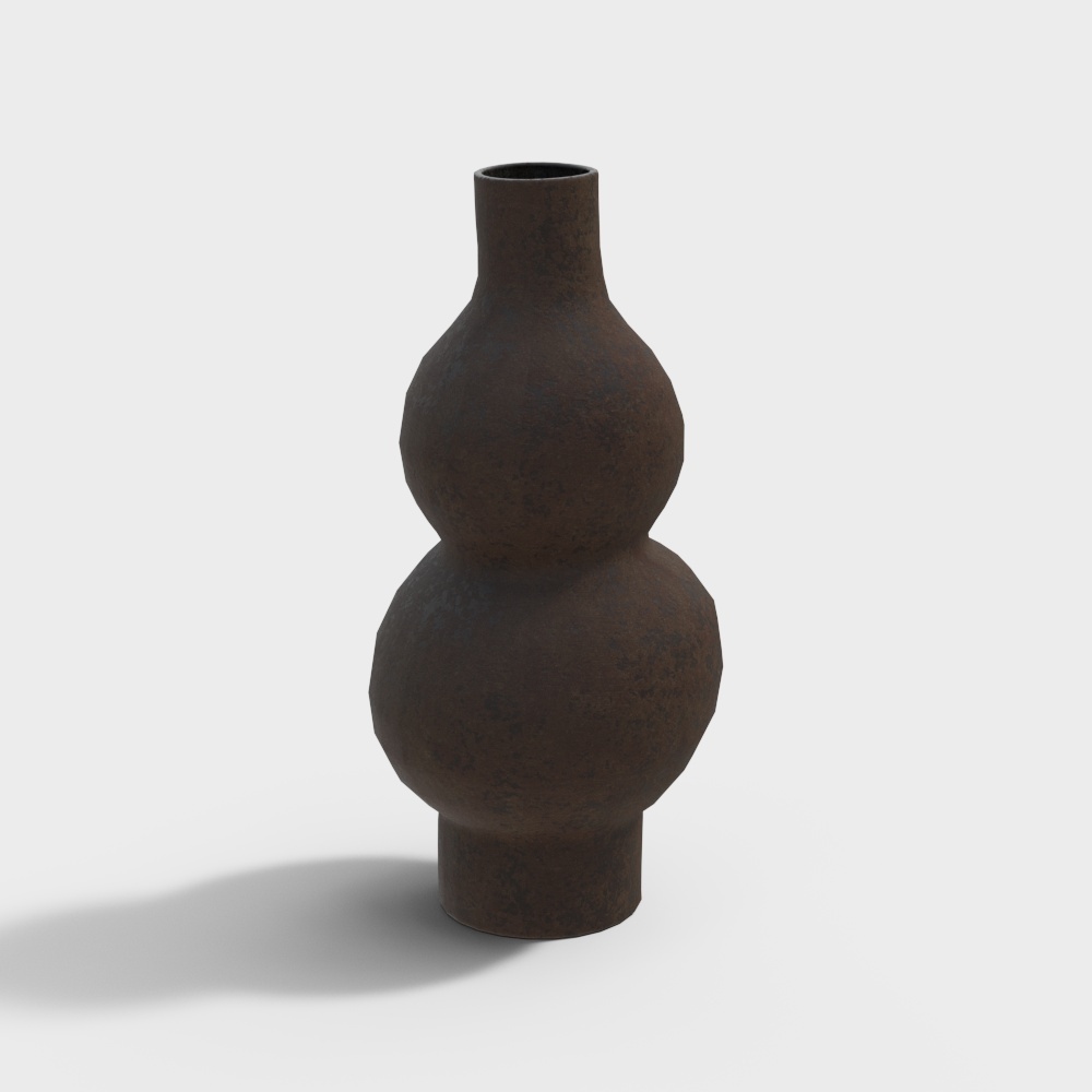 Vintage Metal Vase 3D model
