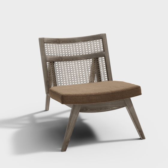 Cozy Lounge Chair 3D model
