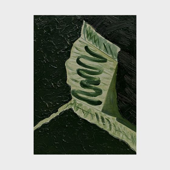 Spiral Green Leaf 3D model for Creative Projects