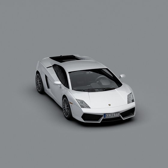 Lamborghini Gallardo LP560-4 Low Poly 3D model