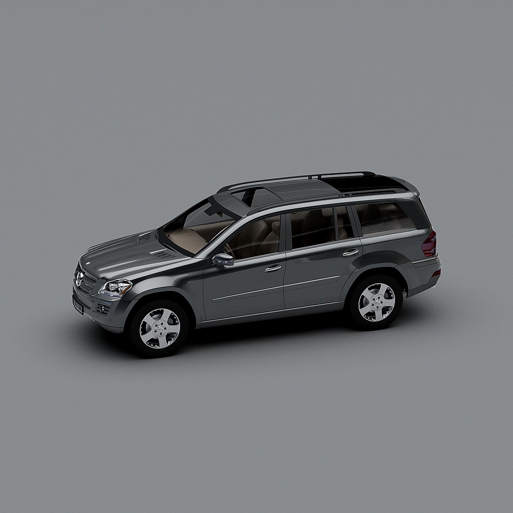 Unique Low-Polygon SUV 3D Model for Urban Projects