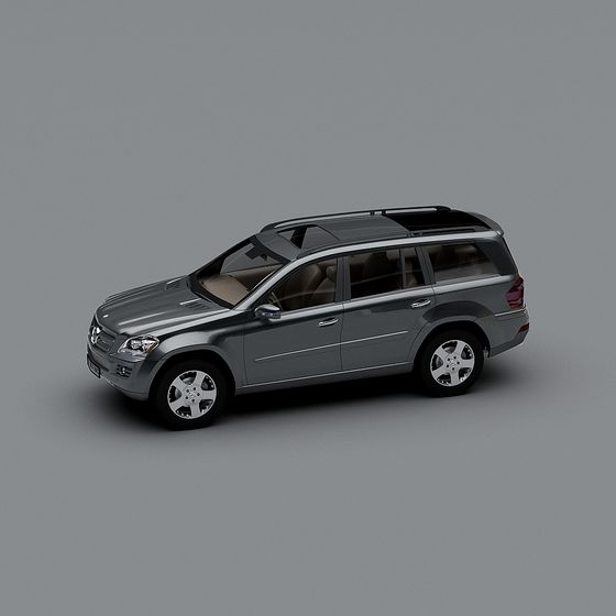 Unique Low-Polygon SUV 3D Model for Urban Projects
