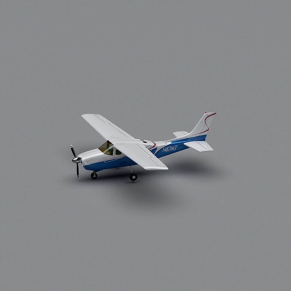 Cessna 172 Skyhawk 3D Model