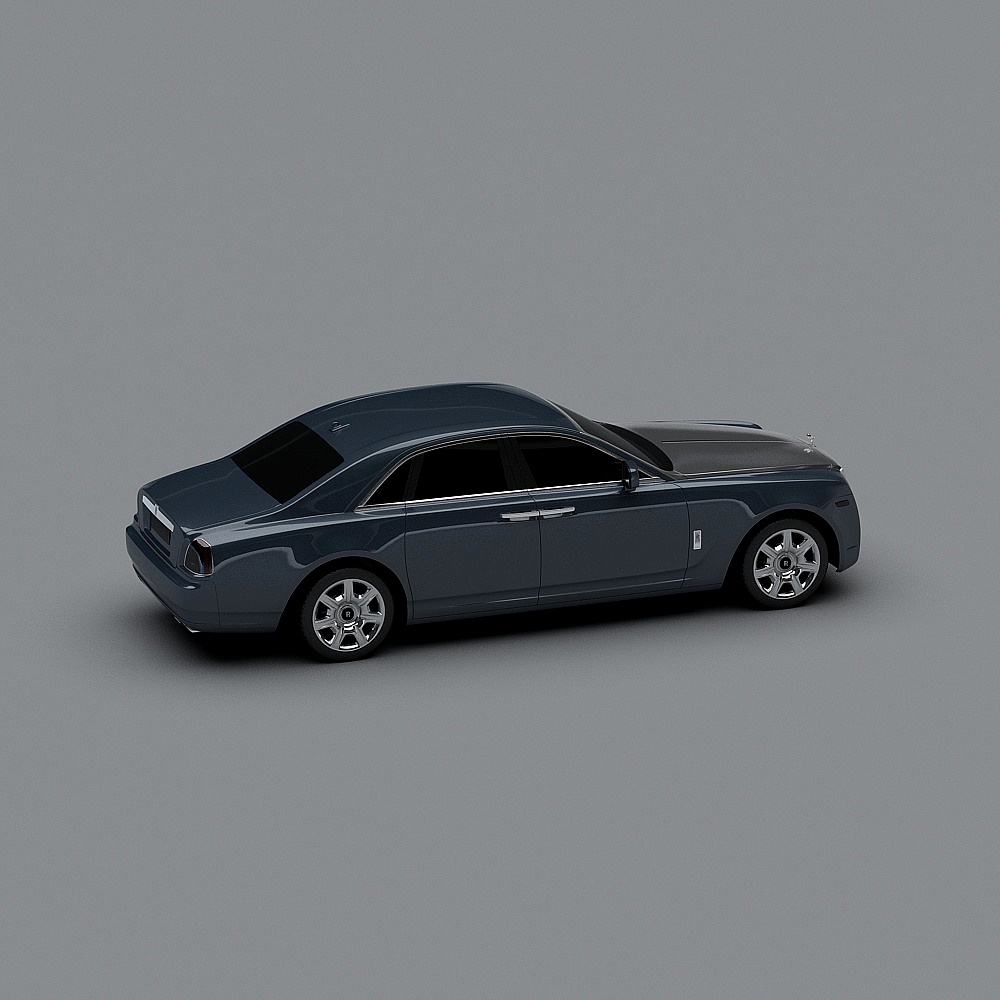 Elegant Luxury Sedan 3D model