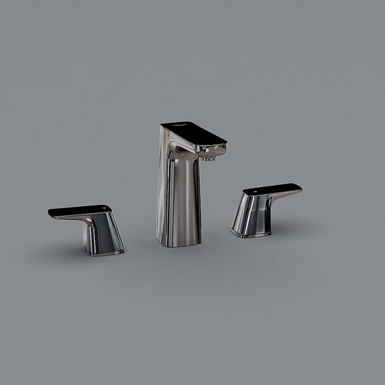 Sleek Modern Faucet 3D model