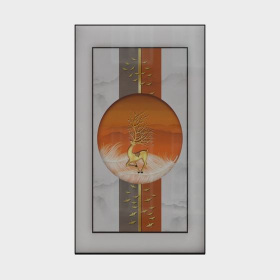 Dawn's Embrace 3D model for Artistic Spaces