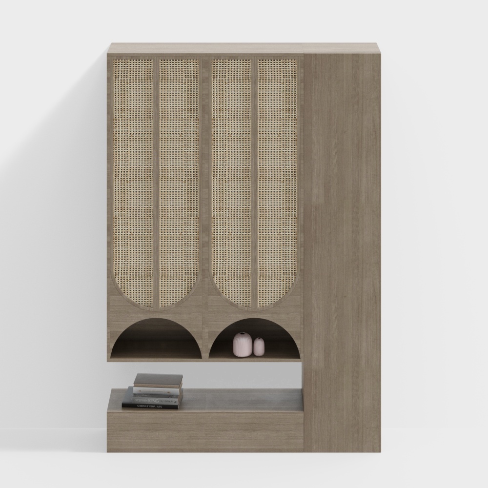 Armoire décorative wabi-sabi