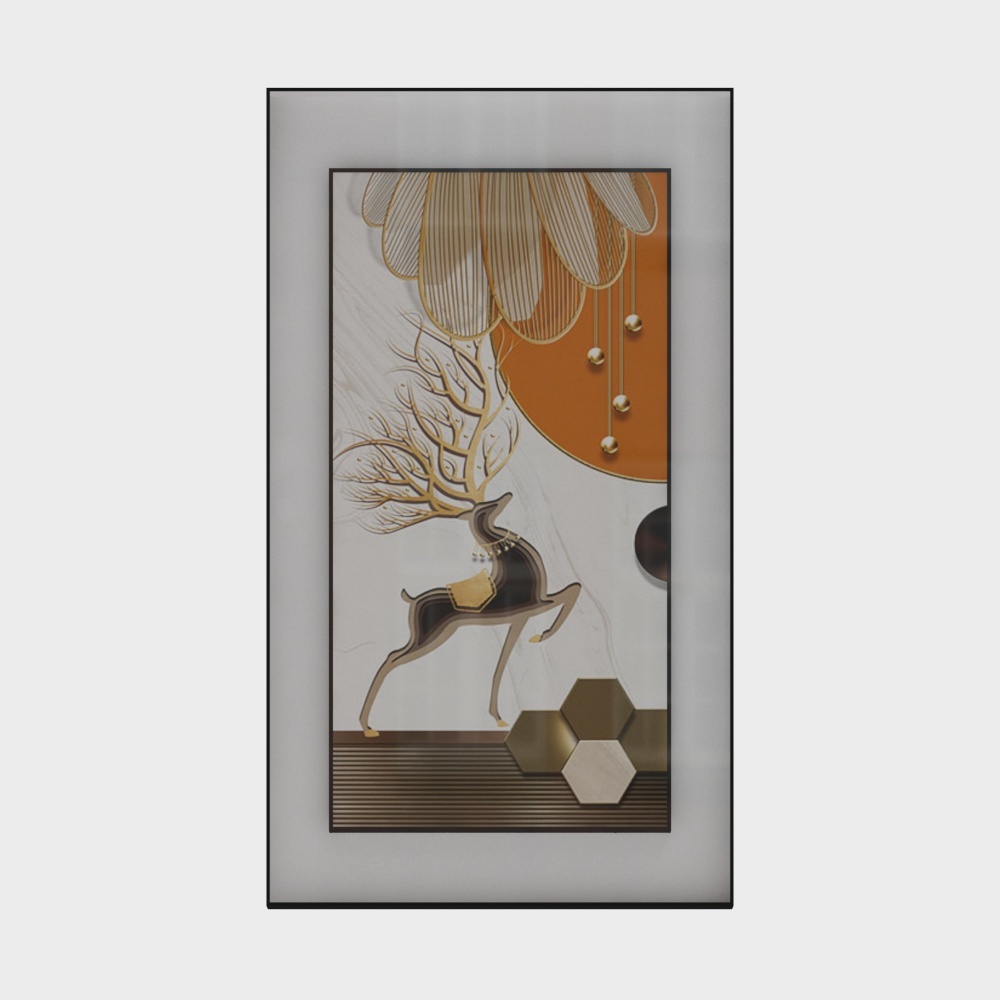 Light Luxury Style - Entrance Decoration Painting - SK-143