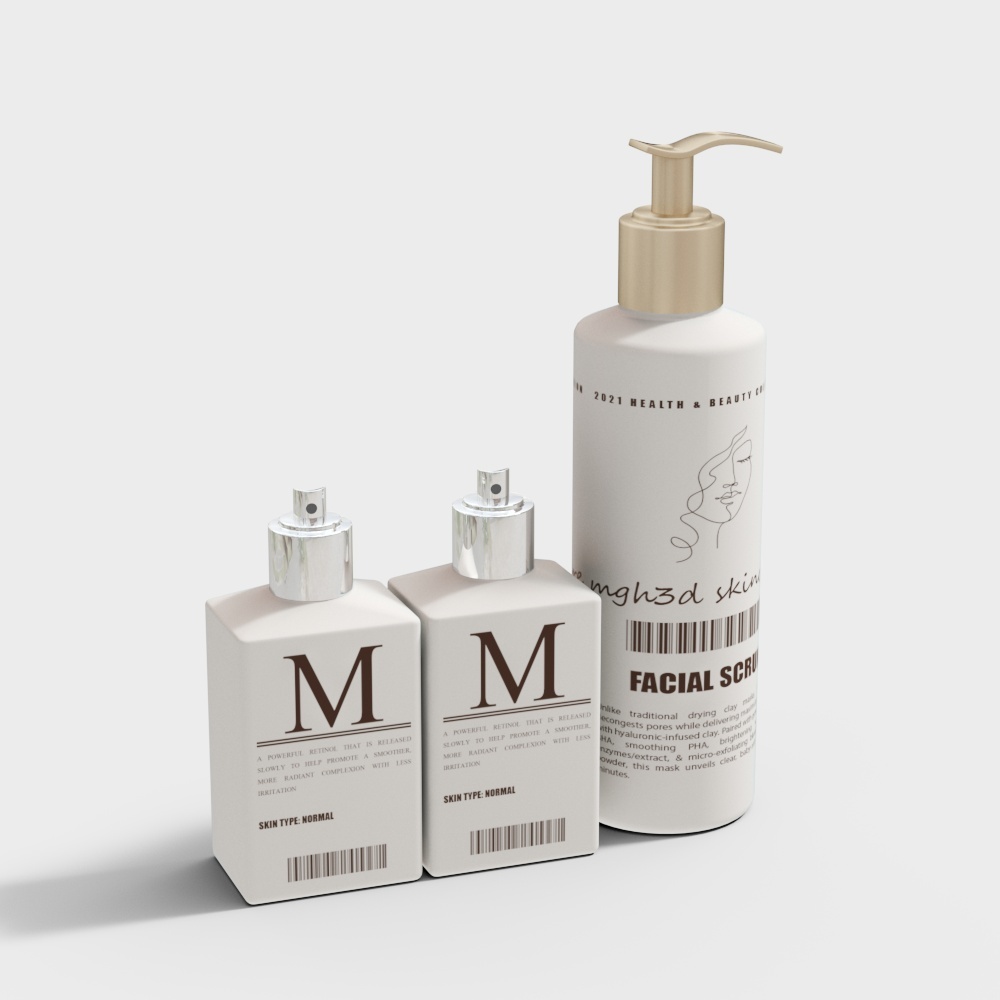 beauty cosmetics set skin care products skin cream makeup tools