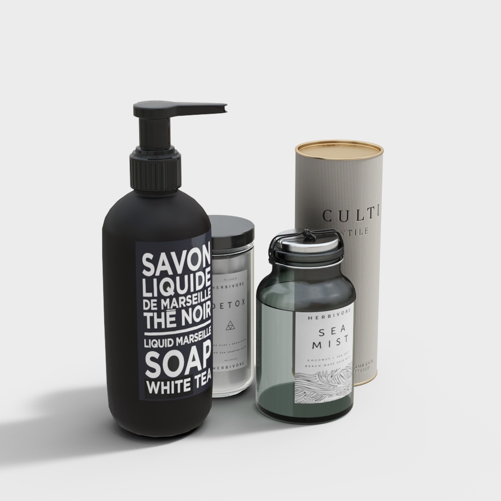 Modern toiletries combination