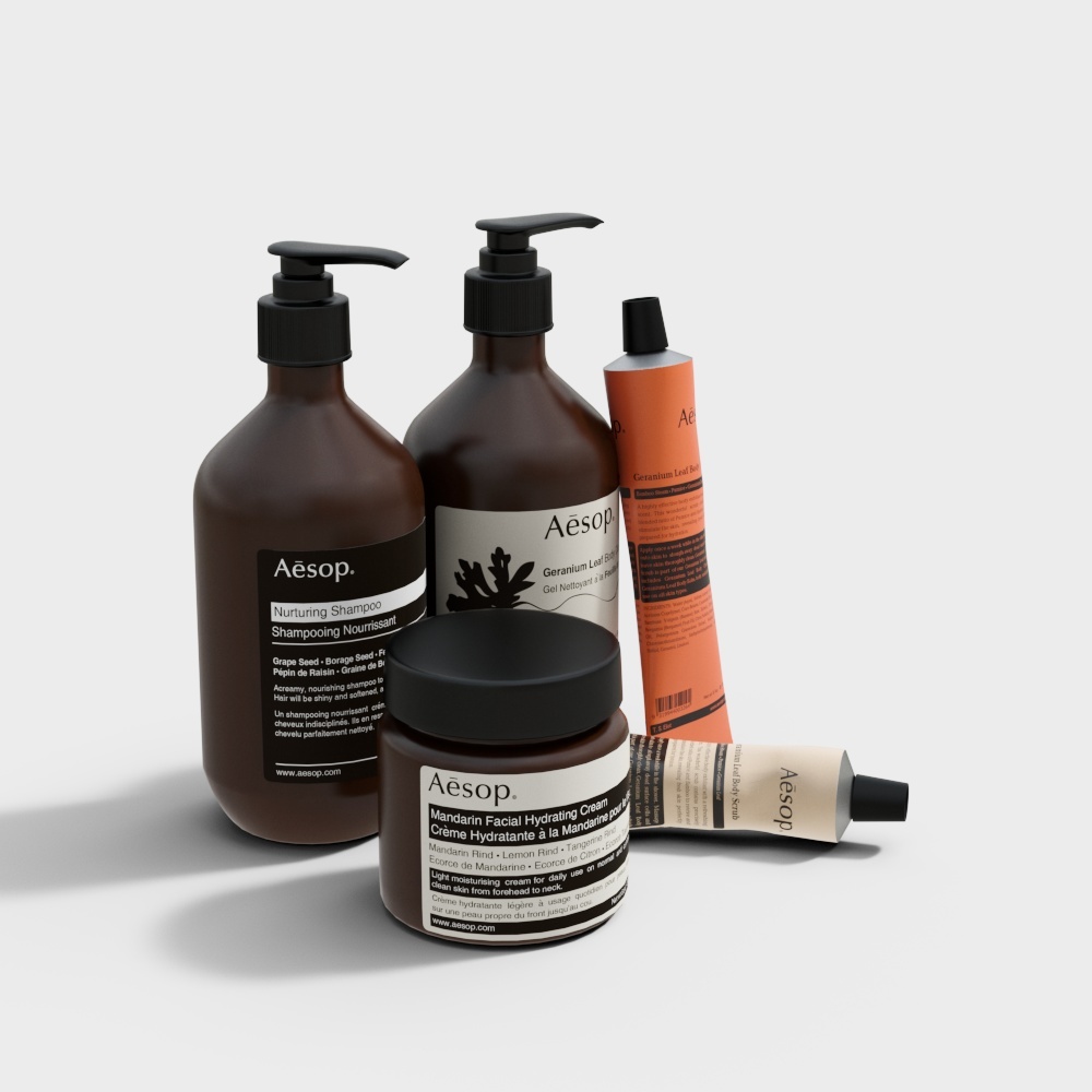 Modern bathroom amenitiesToiletries toiletries