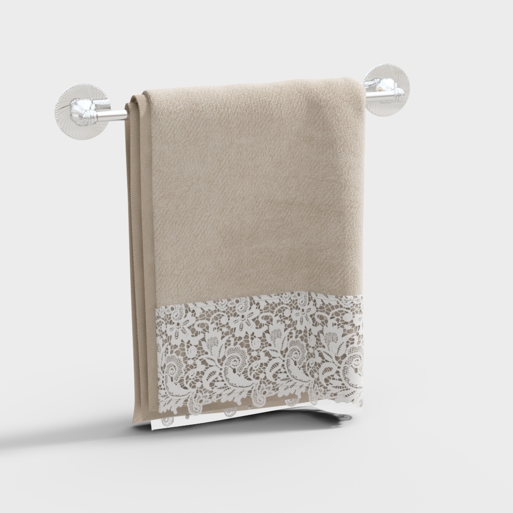 Towel rack for modern detergents