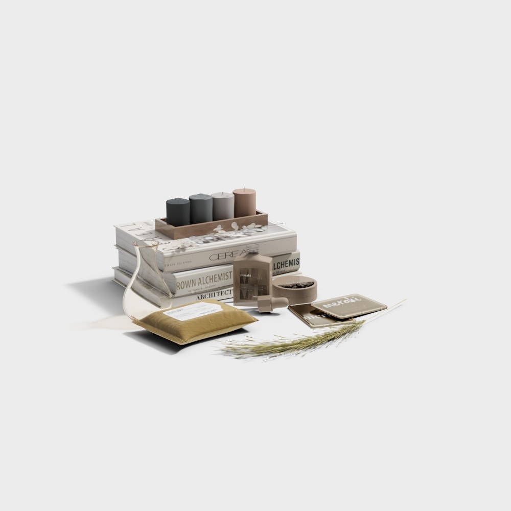 Cozy Corner 3D Model – Warm Interior Scene