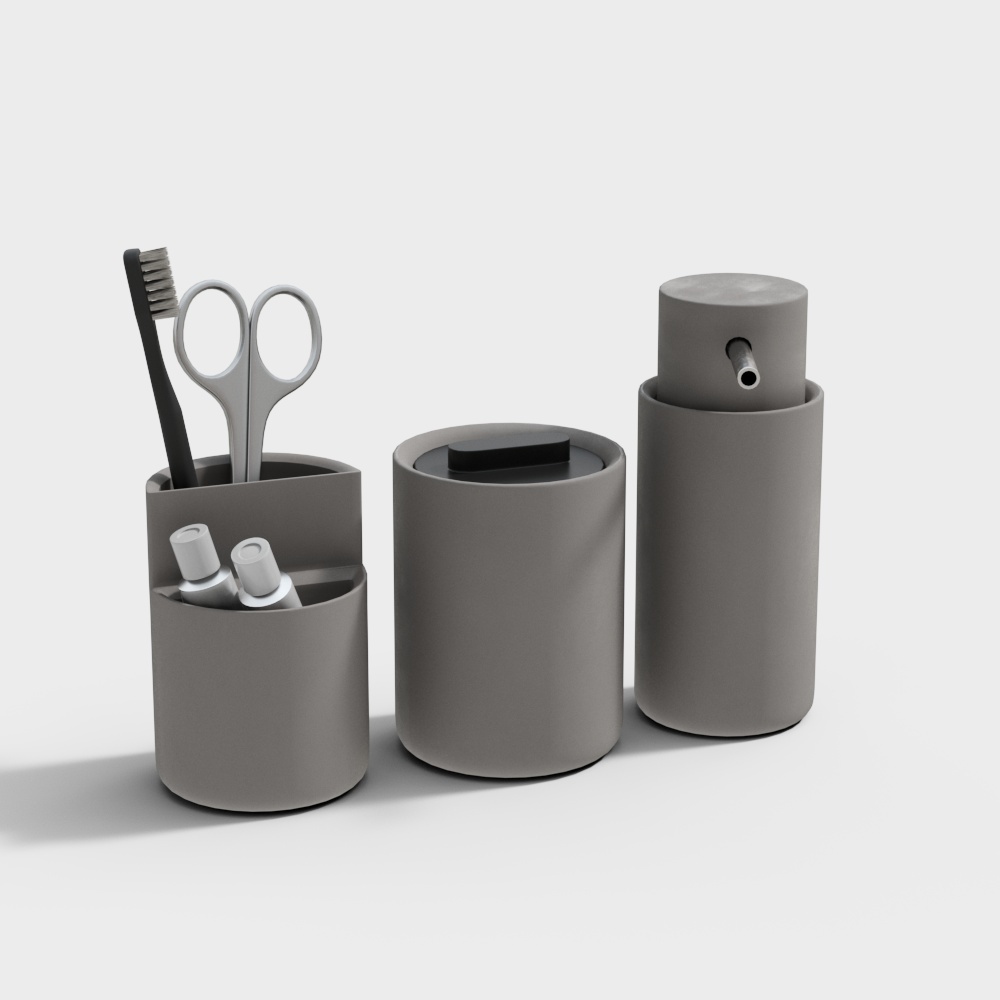 Modern bathroom toothbrush ornaments