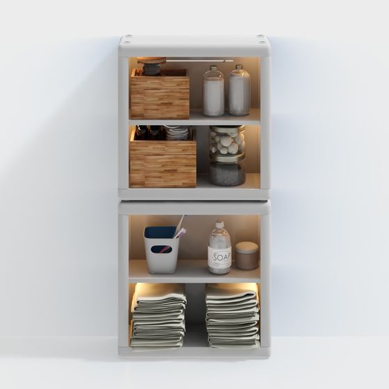 Urban Storage Shelf 3D model