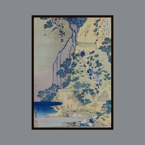 Mountain Cottage 3D model Inspired by Japanese Art