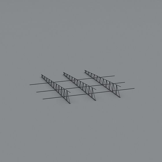 Industrial Truss 3D Model for Creative Projects