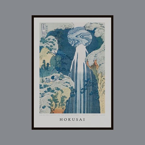 Amida Waterfall 3D model for Creative Projects