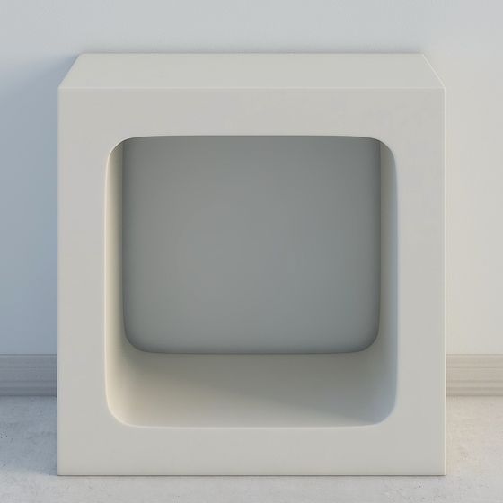 Minimalist Wall Background 3D model for Creative Projects