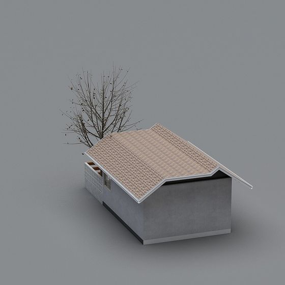Urban Cabin 3D model for Designers and Developers