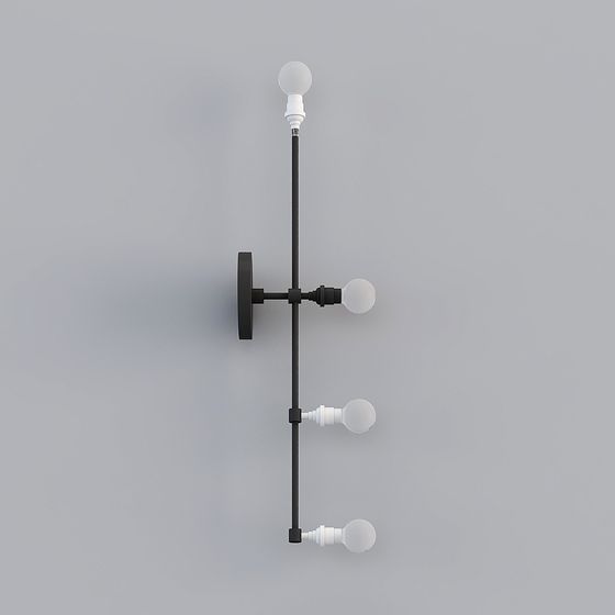 Minimalist Wall Sconce 3D model