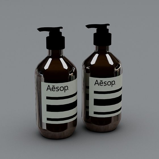 Elegant Aesop Soap Dispenser 3D model