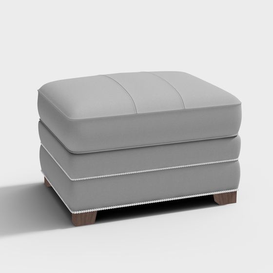 Comfortable Ottoman 3D model