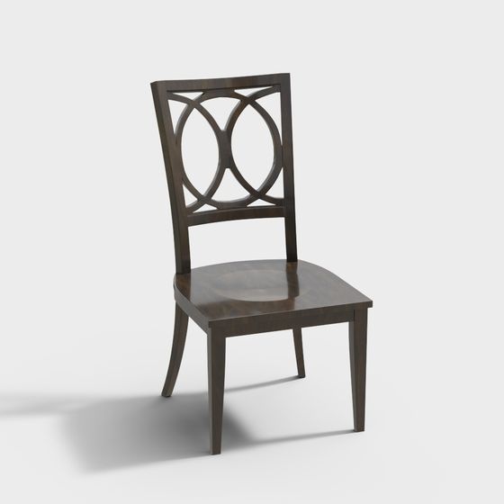 Circle Dot Chair 3D model