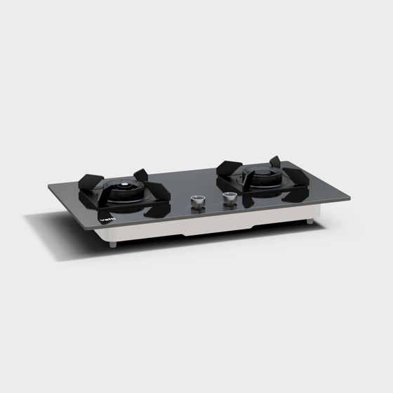 Stylish Gas Stove 3D model for Contemporary Spaces