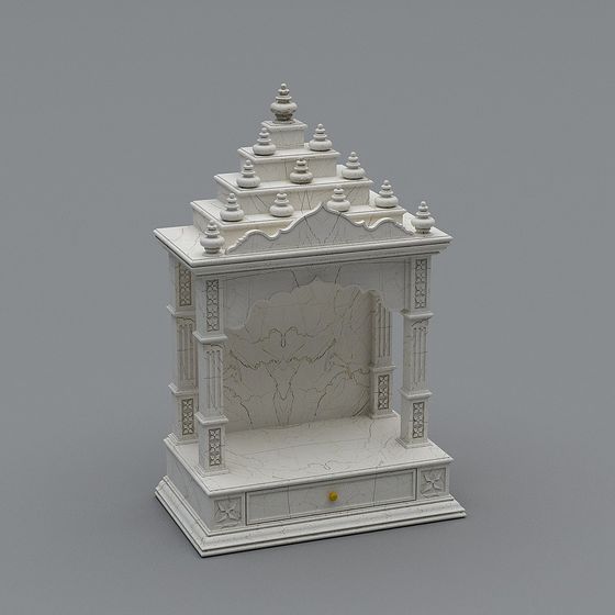 Indian Temple Gateway 3D model