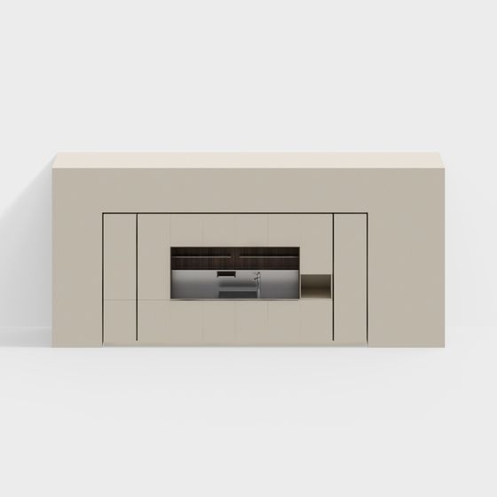 City Window Cabinet 3D model