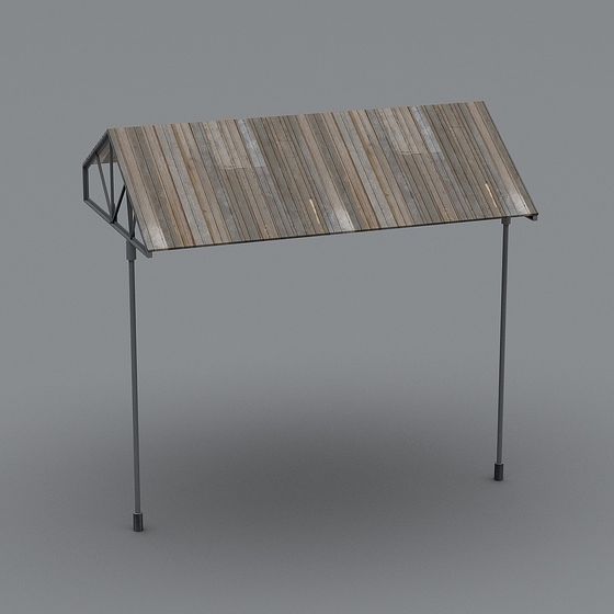 Thematic Awnings 3D Model for Outdoor Spaces
