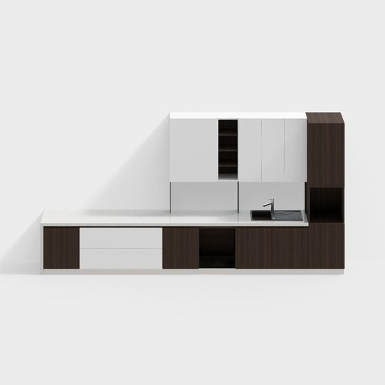 Modern Kitchen Cabinets 3D model