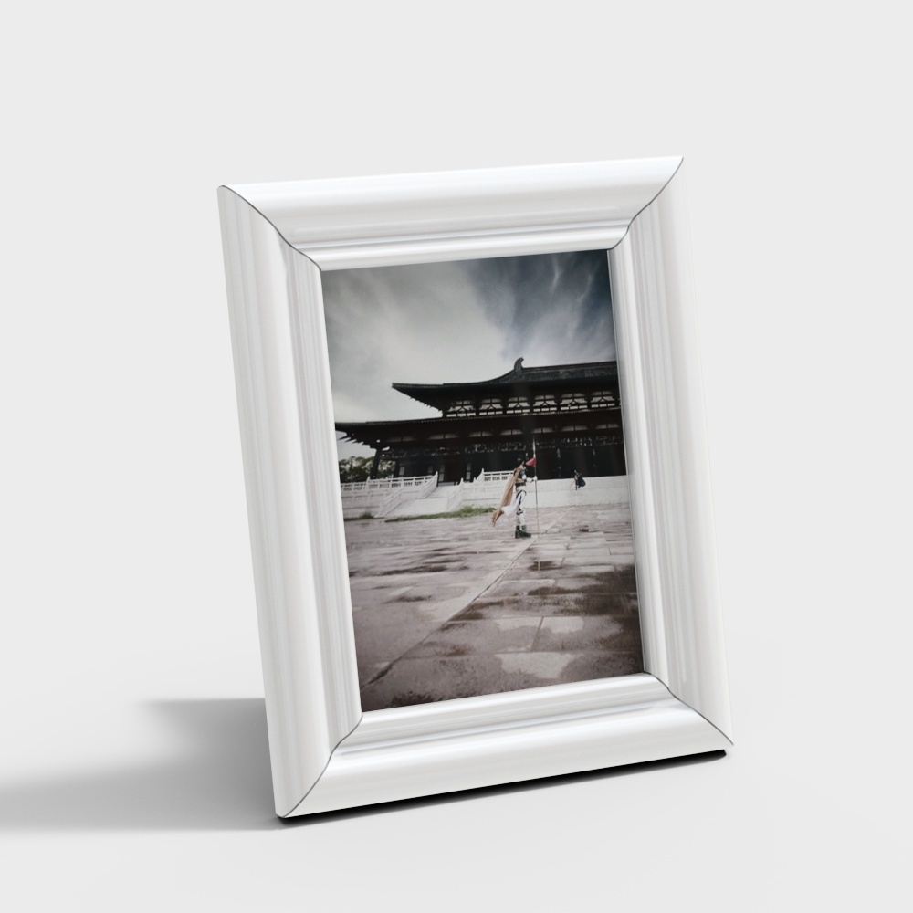 Ancient Charm Architectural Frame 3D model
