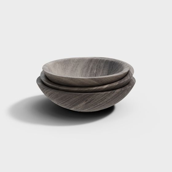 Forest Harmony Bowl Set 3D model