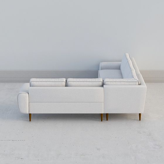 Urban Comfort Corner Sofa 3D model