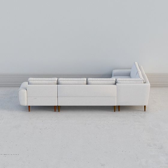 Urban Comfort Corner Sofa 3D model