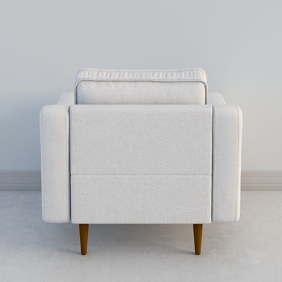 Cozy Low Poly Sofa 3D Model