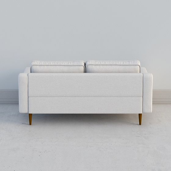 Modern Minimalist 3D Sofa Model