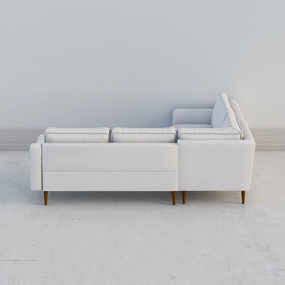 Urban Comfort Sofa 3D model for Modern Spaces