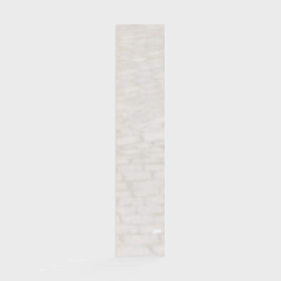 Realistic Brick Wall 3D model