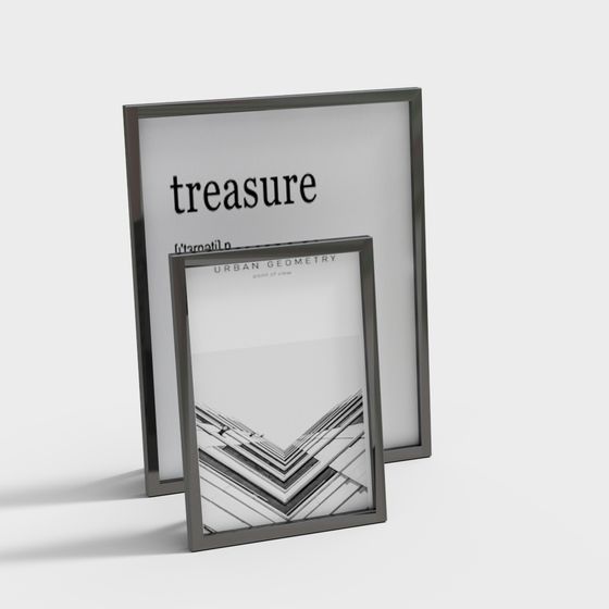 Coffee Table Photo Frame 3D Model