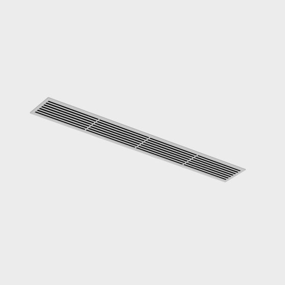 Minimalist Vent 3D Model for Modern Design