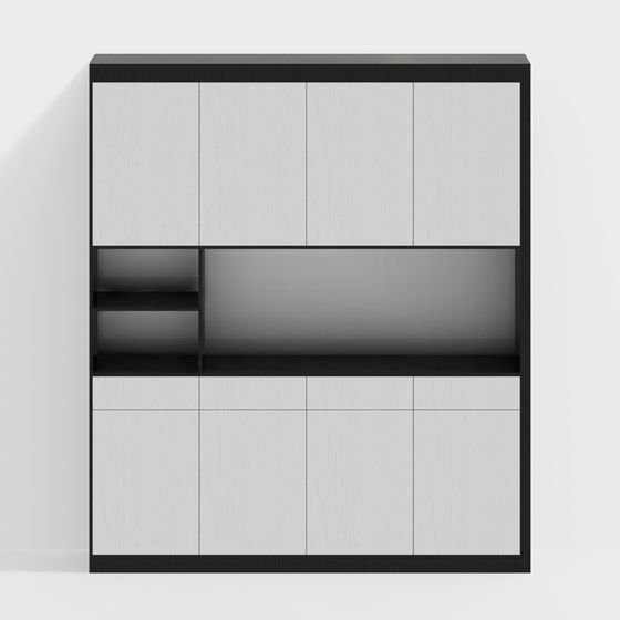 Urban Bookshelf 3D model